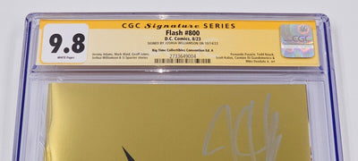 FLASH #800 CGC SS 9.8 BTC CONVENTION ED A GOLD FOIL REVERSE FLASH