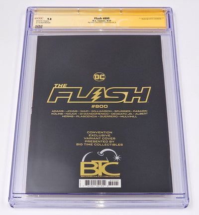 FLASH #800 CGC SS 9.8 BTC CONVENTION ED A GOLD FOIL REVERSE FLASH