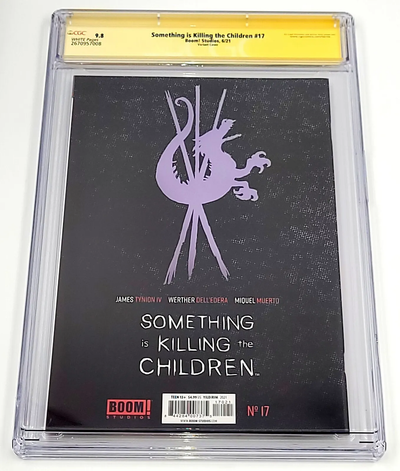 SOMETHING IS KILLING THE CHILDREN #17 CGC SS 9.8 VIRGIN TYNION & DELL'EDERA