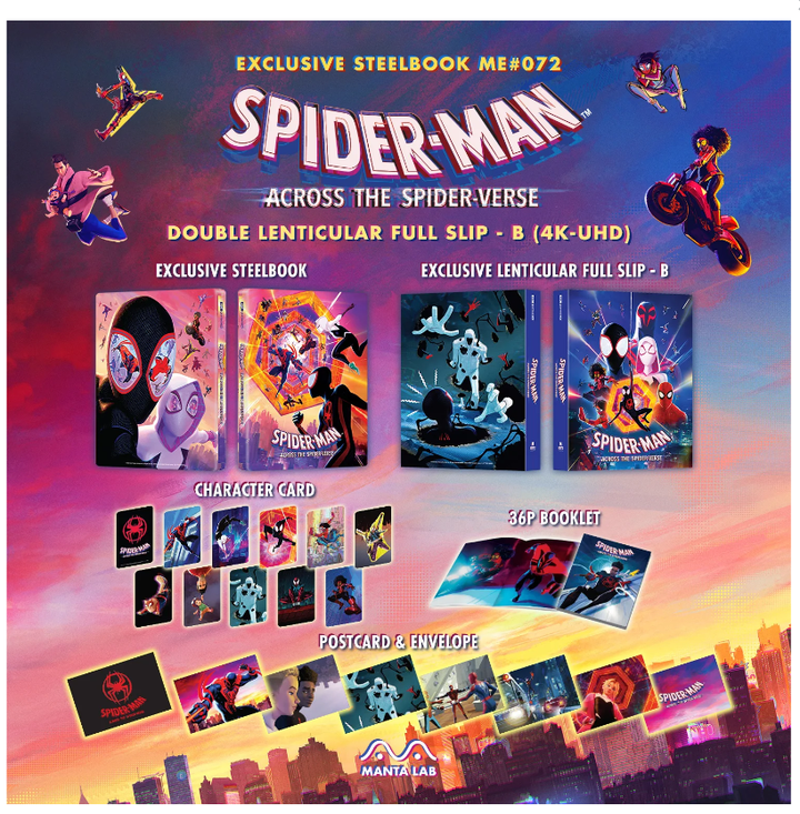 SPIDER-MAN ACROSS THE SPIDER-VERSE [4K+2D] Blu-ray STEELBOOK