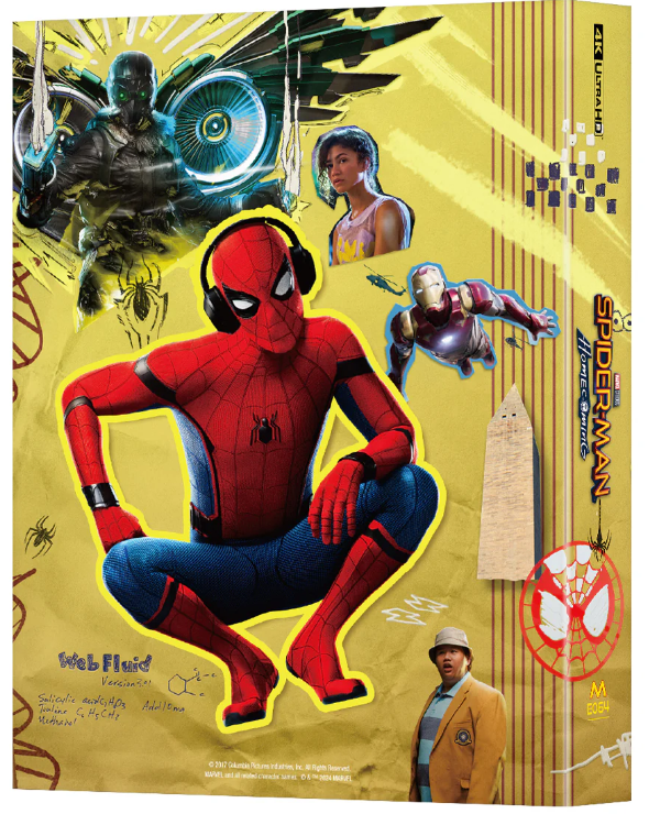 SPIDER-MAN HOMECOMING [4K UHD + 2D] Blu-Ray STEELBOOK [MANTA LAB] FULLSLIP