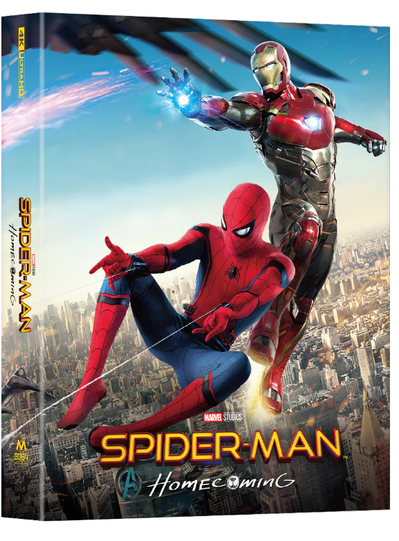 SPIDER-MAN HOMECOMING [4K UHD + 2D] Blu-Ray STEELBOOK [MANTA LAB] DBL LENTI A