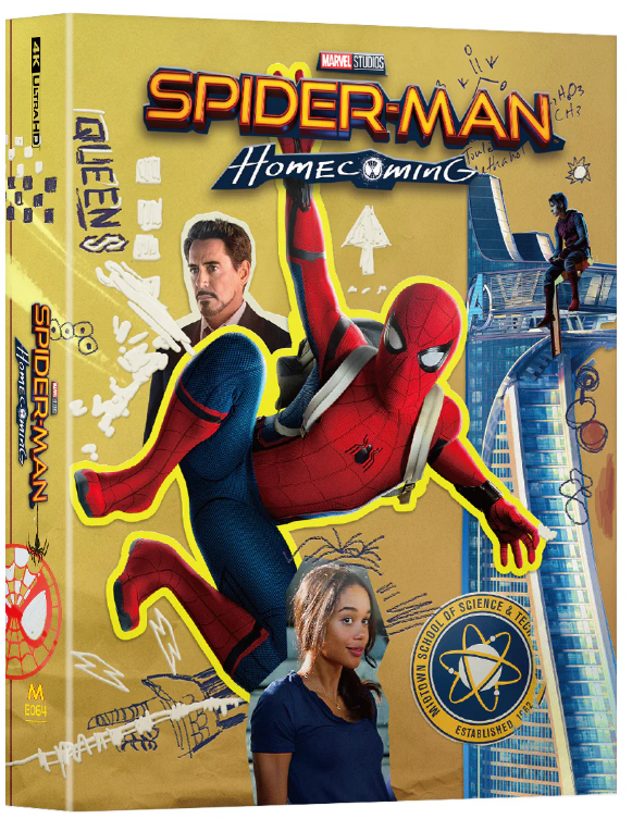 SPIDER-MAN HOMECOMING [4K UHD + 2D] Blu-Ray STEELBOOK [MANTA LAB] FULLSLIP