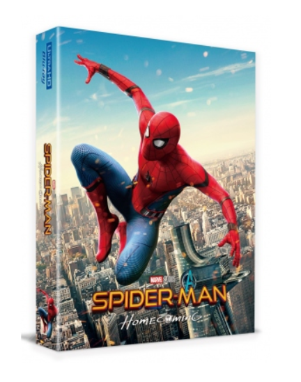 SPIDER-MAN HOMECOMING [4K UHD +3D + 2D] Blu-ray STEELBOOK [WeET] LENTICULAR BI