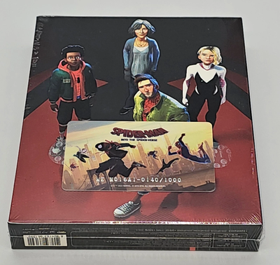 SPIDER-MAN INTO THE SPIDER-VERSE [4K+3D+2D] Blu-ray STEELBOOK [WeET] FSA1 * PLEASE READ