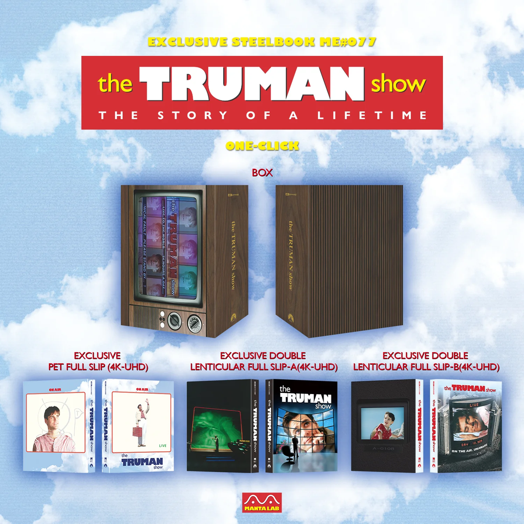 THE TRUMAN SHOW 4K UHD Blu-ray STEELBOOK BOXSET [MANTA LAB