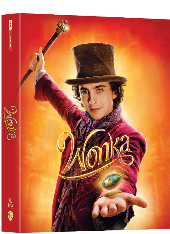 WONKA [4K UHD + 2D] Blu-Ray STEELBOOK [MANTA LAB] DOUBLE LENTICULAR B