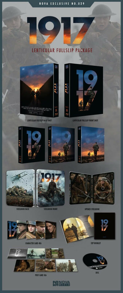 1917 Blu-ray STEELBOOK 1-CLICK BOXSET [NOVAMEDIA] **PLEASE READ**