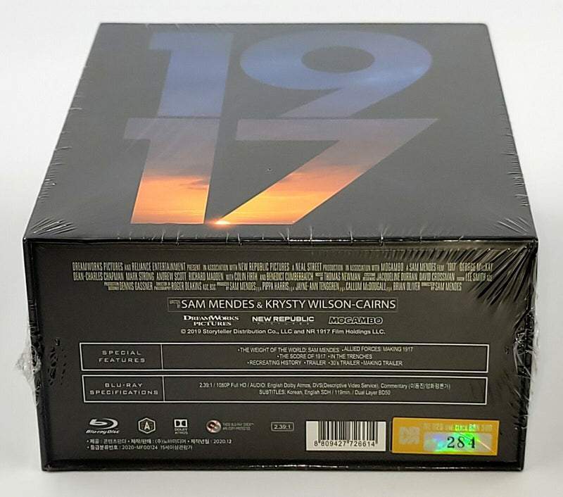 1917 Blu-ray STEELBOOK 1-CLICK BOXSET [NOVAMEDIA] **PLEASE READ**