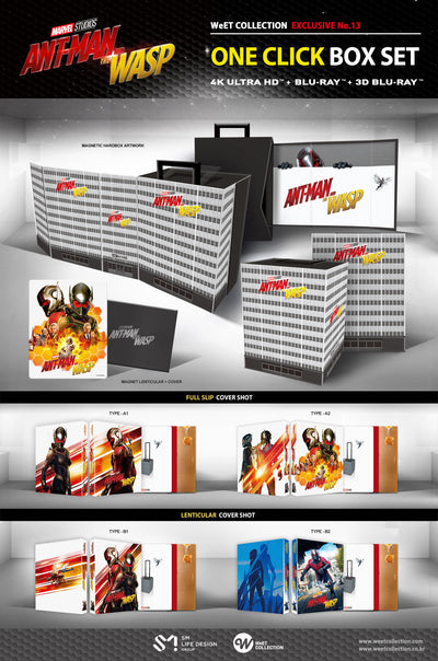 ANT-MAN AND THE WASP [4K + 3D + 2D] Blu-ray STEELBOOK BOXSET [THE WeET COLLECTION] 1-CLICK EDITION