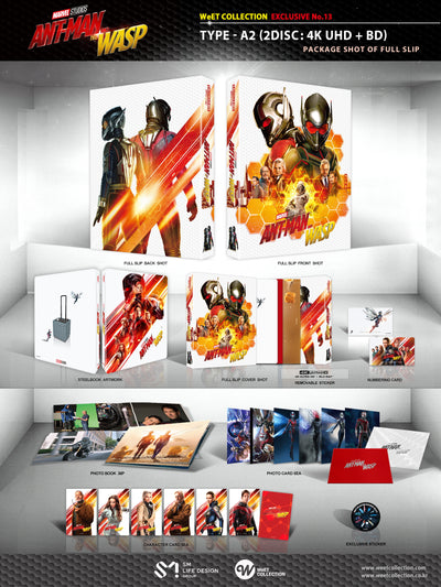 ANT-MAN AND THE WASP [4K + 3D + 2D] Blu-ray STEELBOOK BOXSET [THE WeET COLLECTION] 1-CLICK EDITION