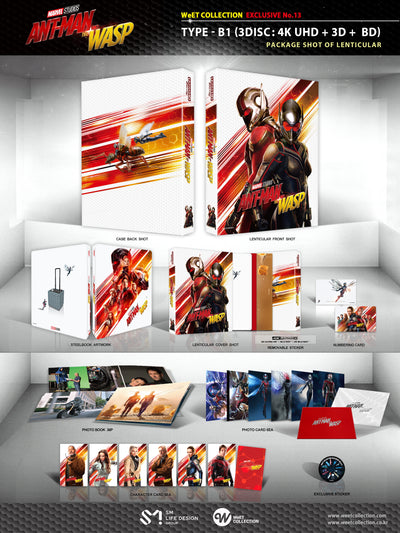 ANT-MAN AND THE WASP [4K + 3D + 2D] Blu-ray STEELBOOK BOXSET [THE WeET COLLECTION] 1-CLICK EDITION