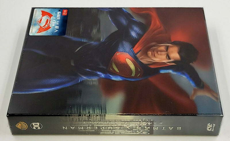 BATMAN v SUPERMAN DAWN OF JUSTICE [2D + 3D] Blu-ray STEELBOOK [HDZETA] DOUBLE LENTICULAR