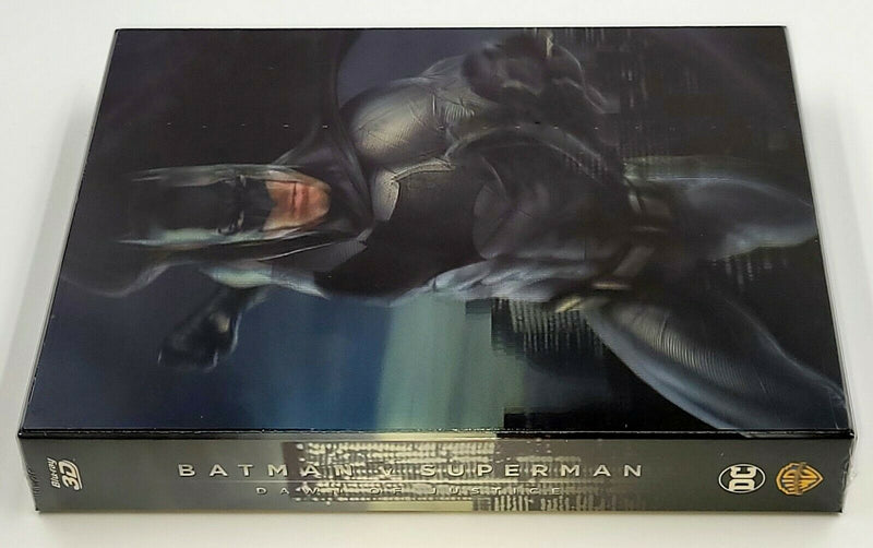 BATMAN v SUPERMAN DAWN OF JUSTICE [2D + 3D] Blu-ray STEELBOOK [HDZETA] DOUBLE LENTICULAR