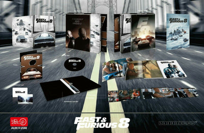 FAST & FURIOUS 8 Blu-ray STEELBOOK [HDZETA] LENTICULAR <LOW #007/500>