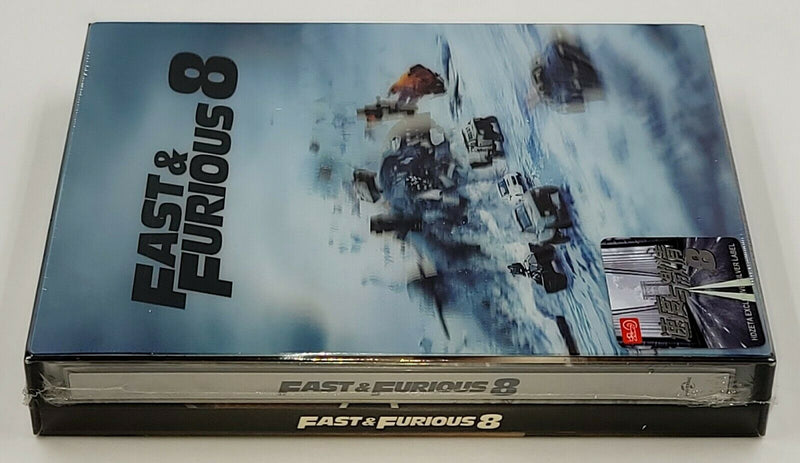 FAST & FURIOUS 8 Blu-ray STEELBOOK [HDZETA] LENTICULAR <LOW 