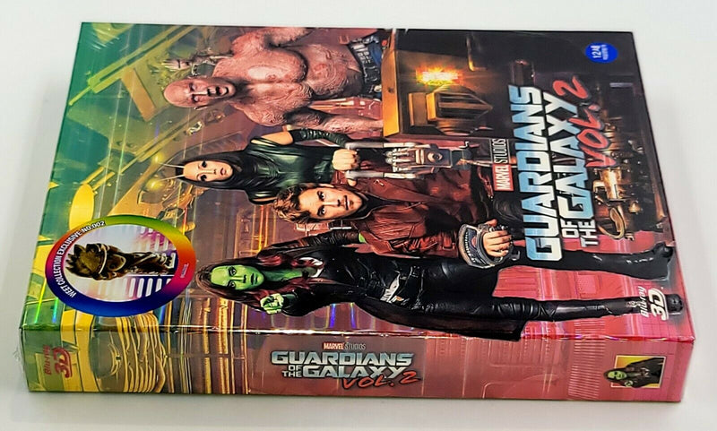 GUARDIANS OF THE GALAXY VOL 2 [2D + 3D] Blu-ray STEELBOOK [THE WeET COLLECTION] FULLSLIP A1