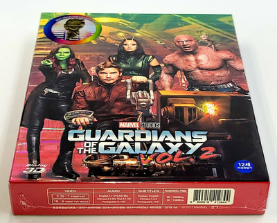 GUARDIANS OF THE GALAXY VOL 2 [2D + 3D] Blu-ray STEELBOOK [THE WeET COLLECTION] FULLSLIP A1