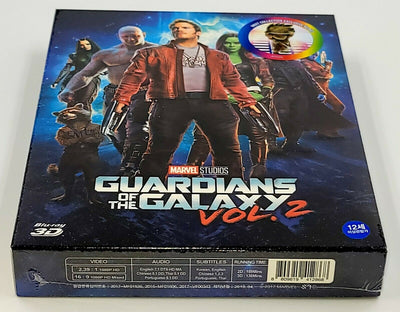 GUARDIANS OF THE GALAXY VOL 2 [2D + 3D] Blu-ray STEELBOOK [THE WeET COLLECTION] FULLSLIP A2