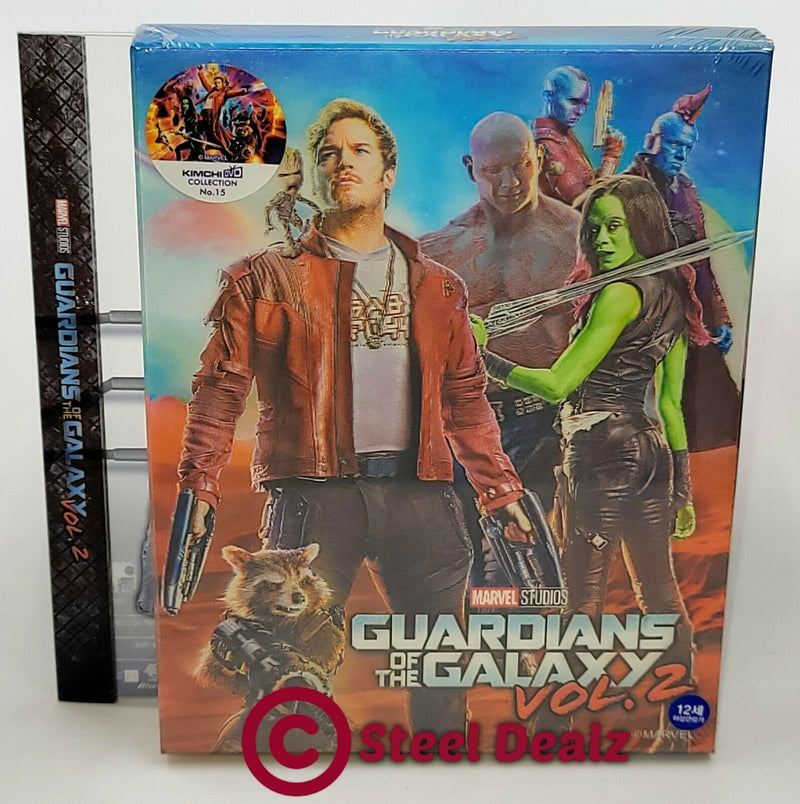 GUARDIANS OF THE GALAXY VOL 2 [2D + 3D] Blu-ray STEELBOOK [KIMCHIDVD] LENTICULAR <LOW 