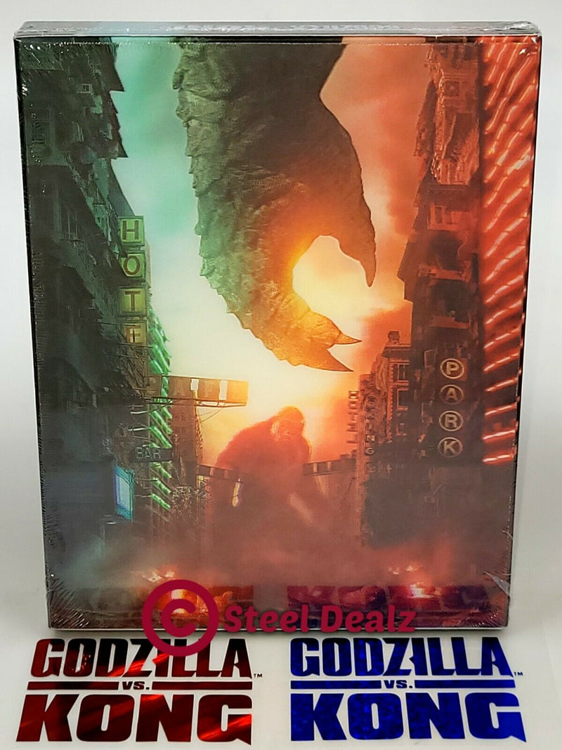 GODZILLA VS KONG [4K UHD + 2D] Blu-ray STEELBOOK [MANTA LAB] DOUBLE LENTICULAR