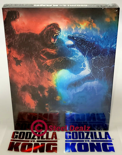 GODZILLA VS KONG [4K UHD + 2D] Blu-ray STEELBOOK [MANTA LAB] FULLSLIP