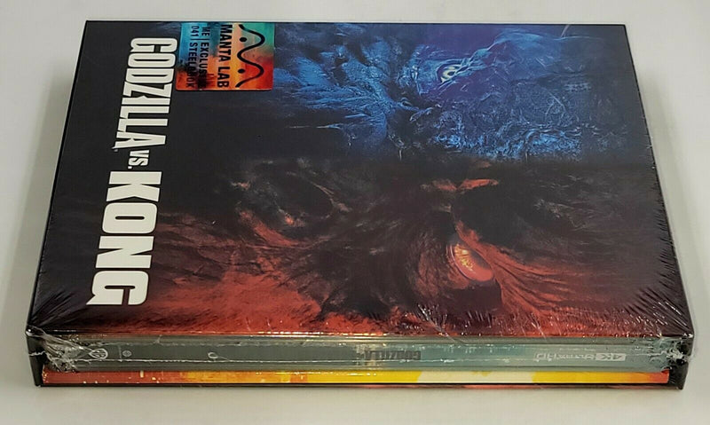 GODZILLA VS KONG [4K UHD + 2D] Blu-ray STEELBOOK [MANTA LAB] FULLSLIP