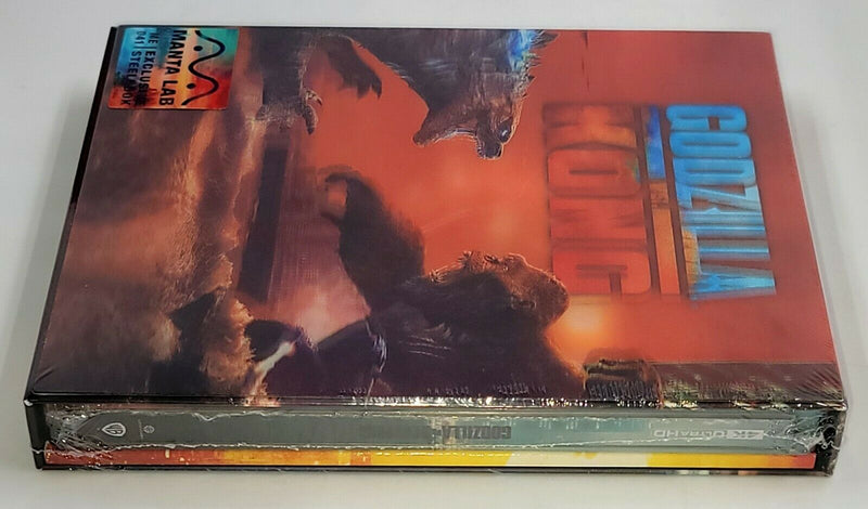 GODZILLA VS KONG [4K UHD + 2D] Blu-ray STEELBOOK [MANTA LAB] LENTICULAR