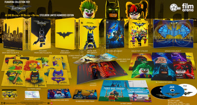 THE LEGO BATMAN MOVIE [4K UHD + 3D + 2D] Blu-ray STEELBOOK [FILMARENA] XL FULLSLIP