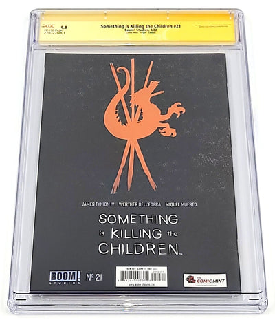 SOMETHING IS KILLING THE CHILDREN #21 CGC 9.8 SIGNED & SKETCHED BY IVAN TAO