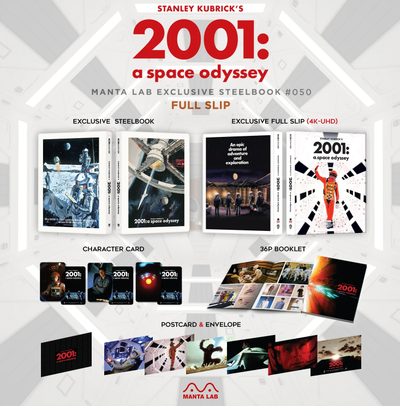 2001: A SPACE ODYSSEY [4K UHD + 2D] Blu-ray STEELBOOK [MANTA LAB] FULLSLIP