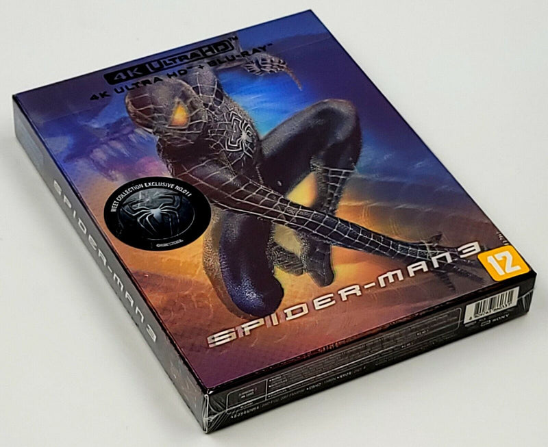 SPIDER-MAN 1-3 [4K UHD + 2D] Blu-ray STEELBOOK LENTICULAR SET [WeET COLLECTION]