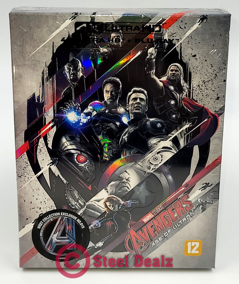 AVENGERS: AGE OF ULTRON [4K + 2D] Blu-ray STEELBOOK [WeET COLLECTION] FSA2