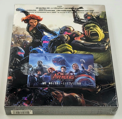 THE AVENGERS: AGE OF ULTRON [4K+3D+ 2D] Blu-ray STEELBOOK [WeET COLLECTION] B1