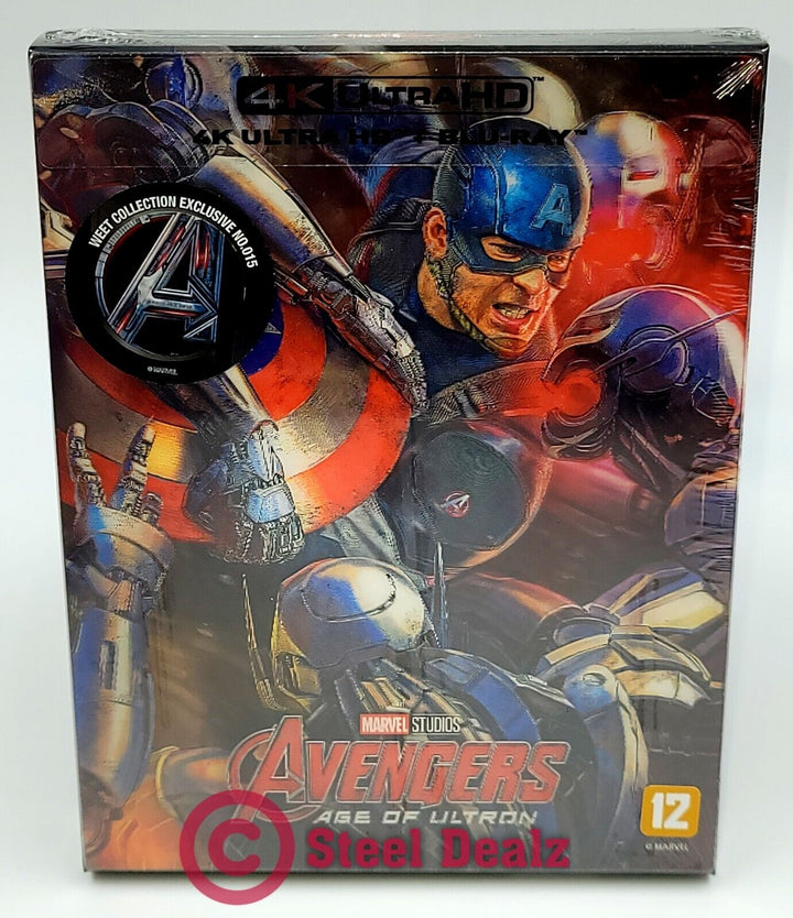 Avengers Age of Ultron 4K+3D+BD Steelbook WeET Collection Lenticular B1 buy