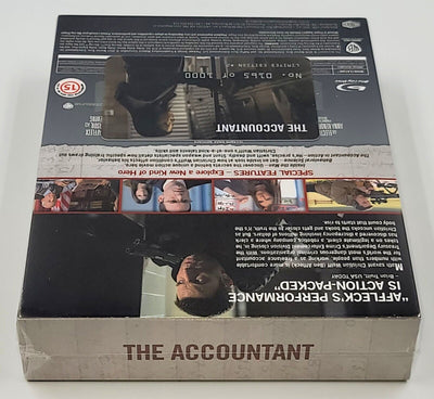 THE ACCOUNTANT Blu-ray STEELBOOK [FILMARENA] XL LENTICULAR