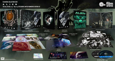 ALIEN [4K UHD + 2D] BLU-RAY STEELBOOK [FILMARENA] EMBOSSED FULLSLIP