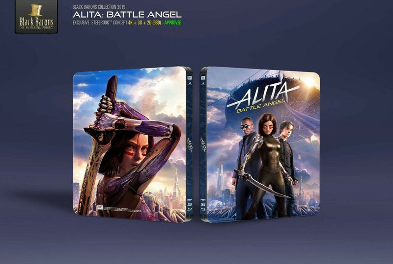 ALITA BATTLE ANGEL [4K+3D+2D] Blu-ray STEELBOOK SET 1-CLICK EDITION