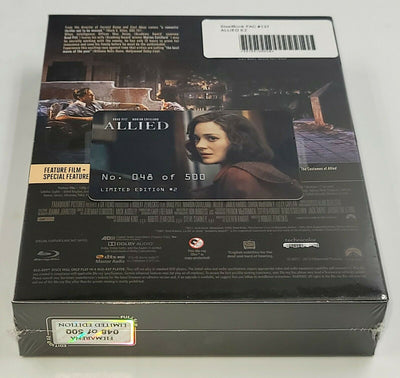 ALLIED Blu-ray STEELBOOK [FILMARENA] XL LENTICULAR <LOW #048/500>