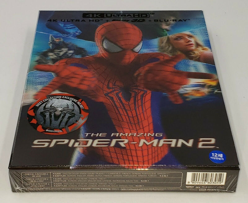 THE AMAZING SPIDER-MAN 2 [4K + 3D + 2D] Blu-ray STEELBOOK [THE WeET COLLECTION]