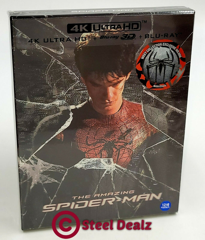 THE AMAZING SPIDER-MAN [4K UHD + 3D +2D] Blu-ray STEELBOOK [THE WeET  COLLECTION]