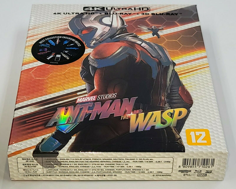 ANT-MAN AND THE WASP [4K UHD + 3D + 2D] Blu-ray STEELBOOK [THE WeET COLLECTION] FULLSLIP A1