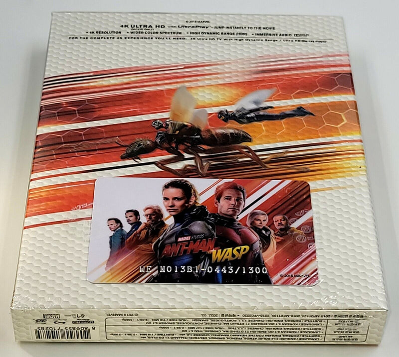 ANT-MAN AND THE WASP [4K UHD + 3D + 2D] Blu-ray STEELBOOK [THE WeET COLLECTION] LENTICULAR B1