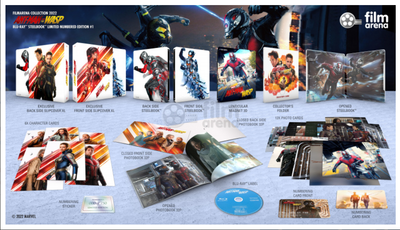 ANT-MAN AND THE WASP Blu-ray STEELBOOK SET [FILMARENA] HARDBOX