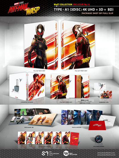 ANT-MAN AND THE WASP [4K + 3D + 2D] Blu-ray STEELBOOK BOXSET [THE WeET COLLECTION] 1-CLICK EDITION