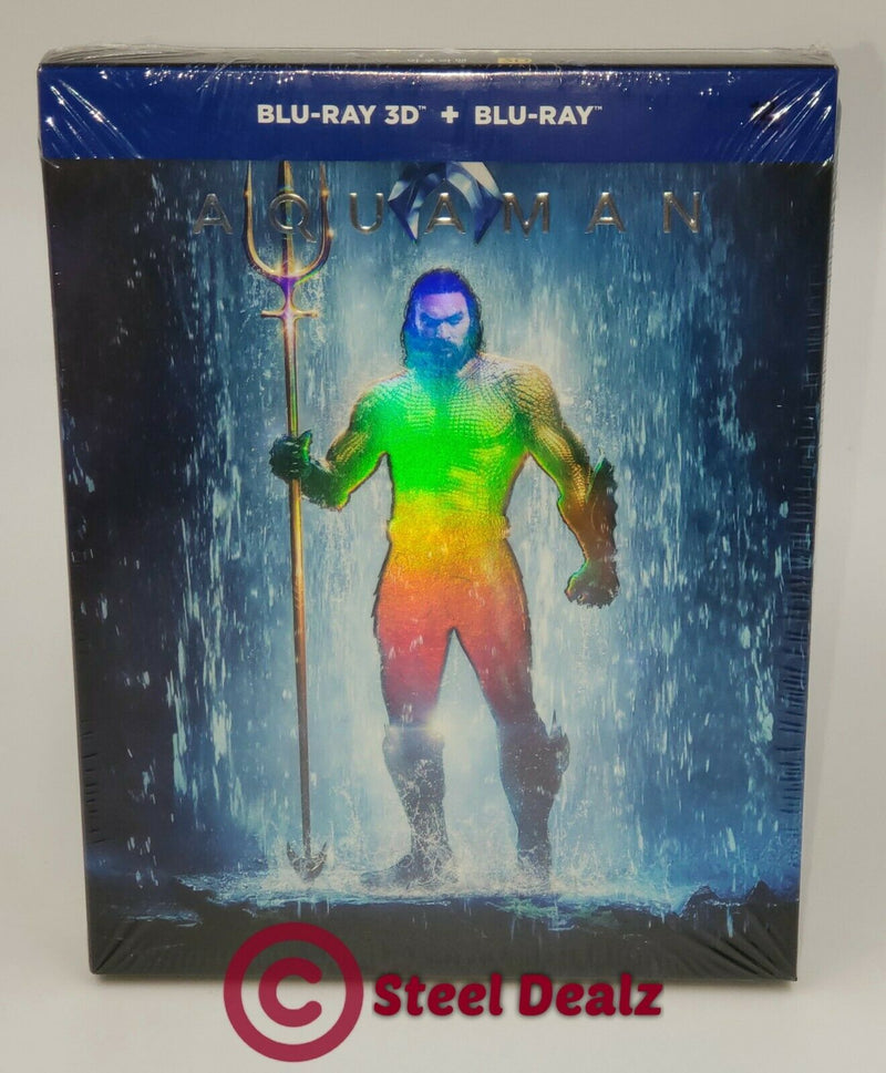 AQUAMAN [2D + 3D] Blu-ray STEELBOOK [U&