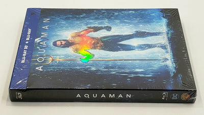 AQUAMAN [2D + 3D] Blu-ray STEELBOOK [U'MANIA] FULLSLIP UMANIA