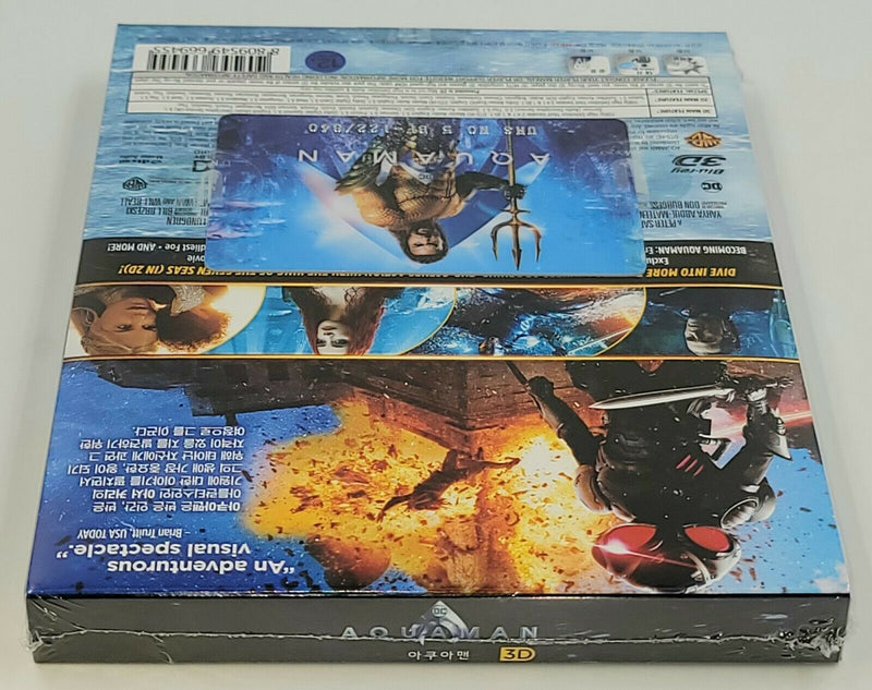 AQUAMAN [2D + 3D] Blu-ray STEELBOOK [U&