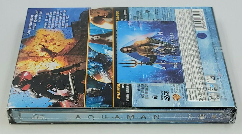 AQUAMAN [2D + 3D] Blu-ray STEELBOOK [U&