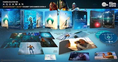 AQUAMAN [4K UHD + 3D + 2D] Blu-ray STEELBOOK SET [FILMARENA] HARDBOX SET <LOW #039/500>